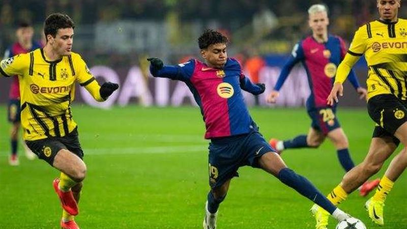 مباراة برشلونة وبوروسيا