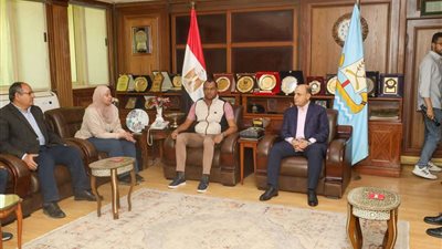 محافظ كفر الشيخ يستقبل وزير الزراعة بجمهورية مدغشقر