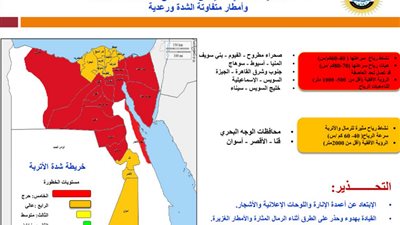تحذيرات الأرصاد الجوية من تقلبات جوية حادة اليوم