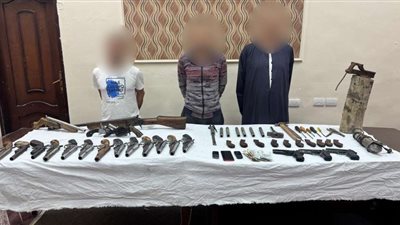 ضبط تشكيل عصابى لتصنيع الأسلحة النارية بالبحيرة