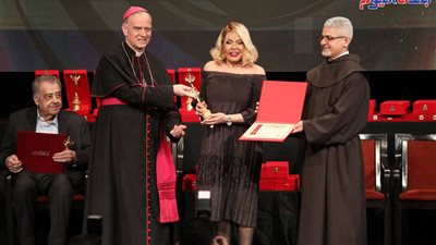 تكريم إنتصار ولوسي في إفتتاح المهرجان الكاثوليكي للسينما في دورته الـ 73