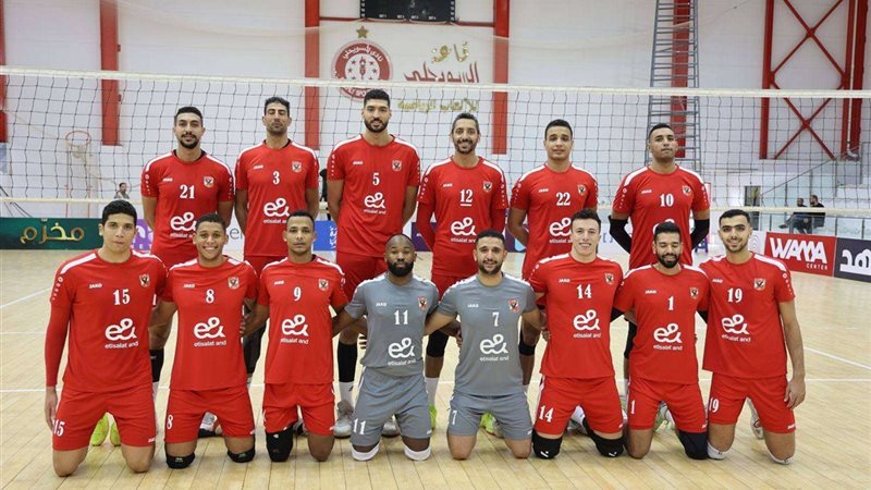 رجال طائرة الاهلي