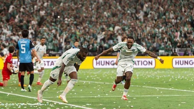من مباراة أهلي جدة