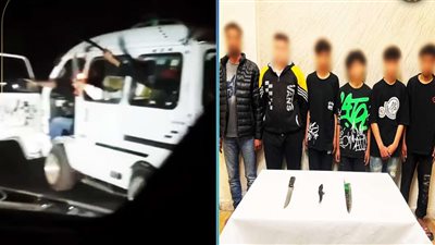 الداخلية تضبط 6 أشخاص استعرضوا بالأسلحة البيضاء في موكب زفاف بالقليوبية