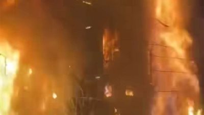 القصة الكاملة لحريق مطعم ميدان سفير .. النار أكلت كل حاجة