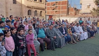 مبادرة شعبية من أهالي الشقر بالقليوبية لتكريم حفظة القرآن الكريم ..صور