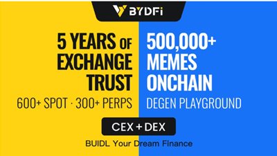 منصة BYDFi مع المحركات المزدوجة CEX+DEX  تقود الاتجاه الجديد في صناعة البورصات