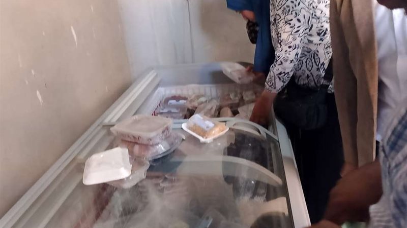 ضبط نصف طن لحوم فاسدة