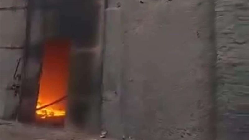 حريق مصنع بلاستيك