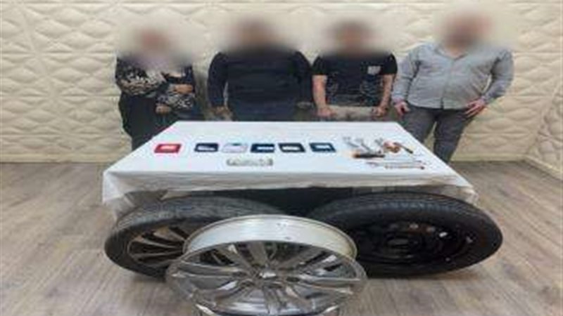 المتهمين والمضبوطات