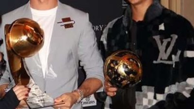 رونالدو و والدته يدعمون الإبن الأكبر جونيور في أول مباراة دولية له مع البرتغال