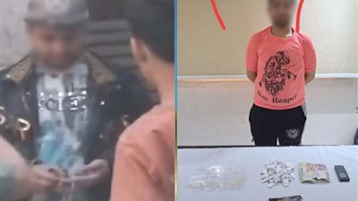 كشف ملابسات فيديو لعاطل يروج للمواد المخدرة بالقليوبية