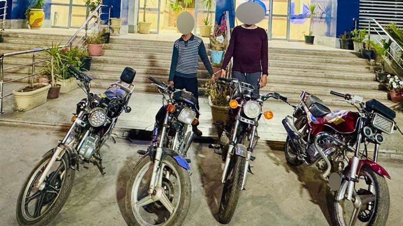 المتهمين والمضبوطات