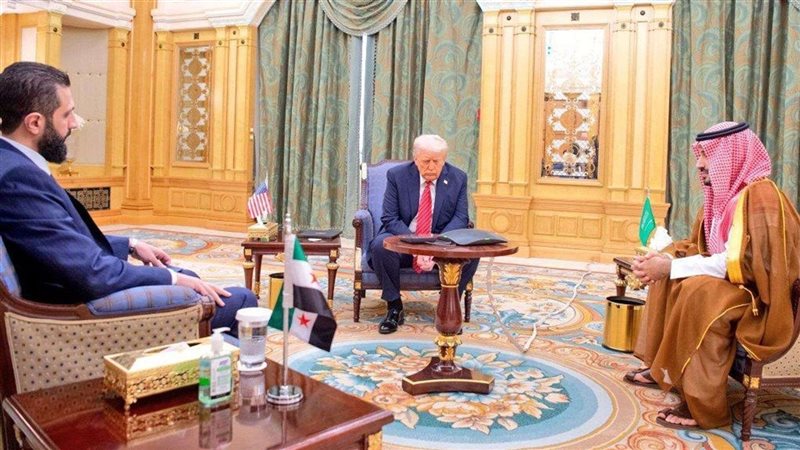 ترامب والشرع وولي