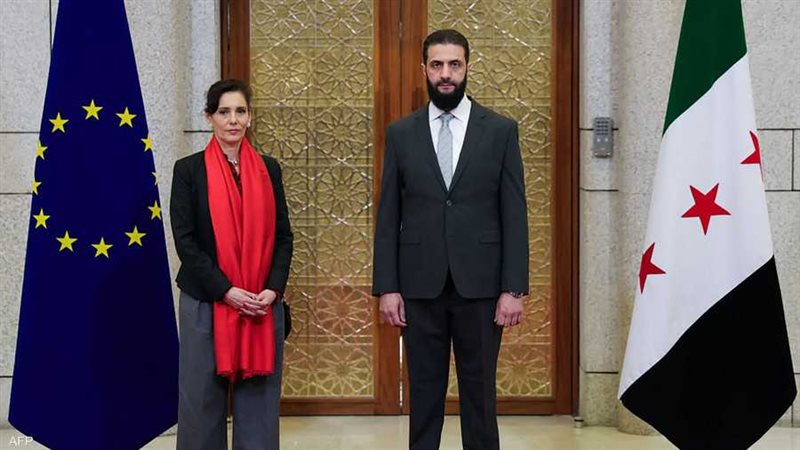 أحمد الشرع مع رئيس