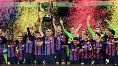 الدوري الإسباني.. برشلونة يتقدم بثنائية على أتليتك بلباو في الشوط الأول