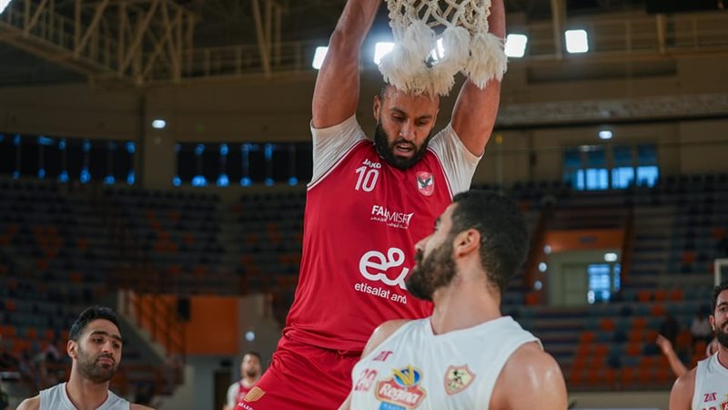 رجال سلة الاهلي أمام