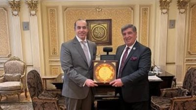  تقديراً لجهوده في العمل السياسي.. الجبهة الوطنية تكرّم المستشار محمود فوزي