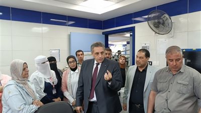 وكيل صحة كفر الشيخ يتفقد وحدة الحنفي الصحية ببلطيم