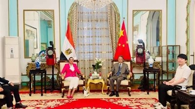 أمينة الثقافة والفنون تلتقي قنصل الصين بالإسكندرية لتعزيز التعاون الثقافي