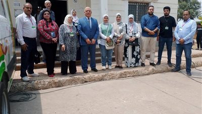 قافلة طبية شاملة بقرية برقطا تحت إشراف وكيل صحة القليوبية