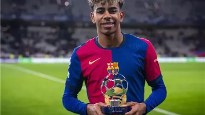 لامين يامال يحصد جائزة ترانسفير ماركت كأفضل لاعب بالدوري الإسباني