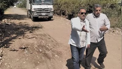 جولة تفقدية لرئيس مدينة الرياض بكفر الشيخ لمتابعة سير العمل بقرية الوزارية