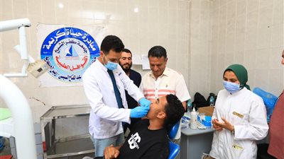 جامعة كفر الشيخ تطلق قافلة طبية توعوية شاملة بقرية أبو بدوي