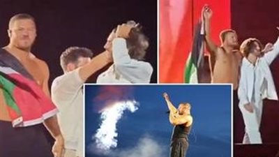 دان رينولدز يُفاجئ جمهوره والعالم بعلم فلسطين في حفل في ميلانو