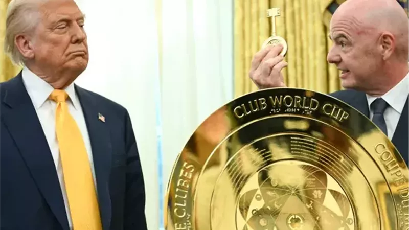 ترامب مع كأس العالم