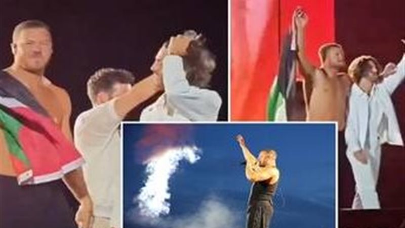 علم فلسطين في ميلانو