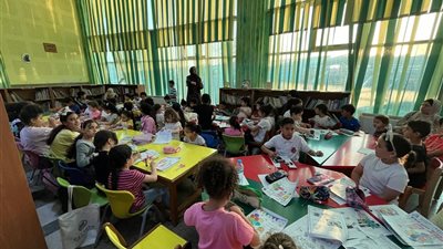 ورشة عمل توعوية للأطفال بمكتبة مصر العامة استعدادًا لعيد الأضحى