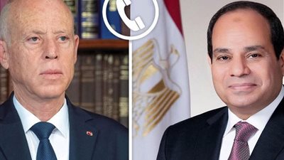 الرئيس السيسي يتلقى اتصالًا هاتفيًا من نظيره التونسي 