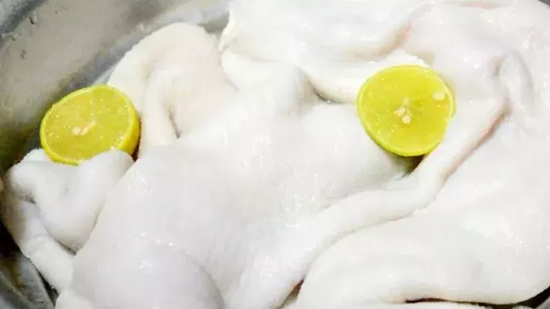 خطوات تنظيف الكرشة