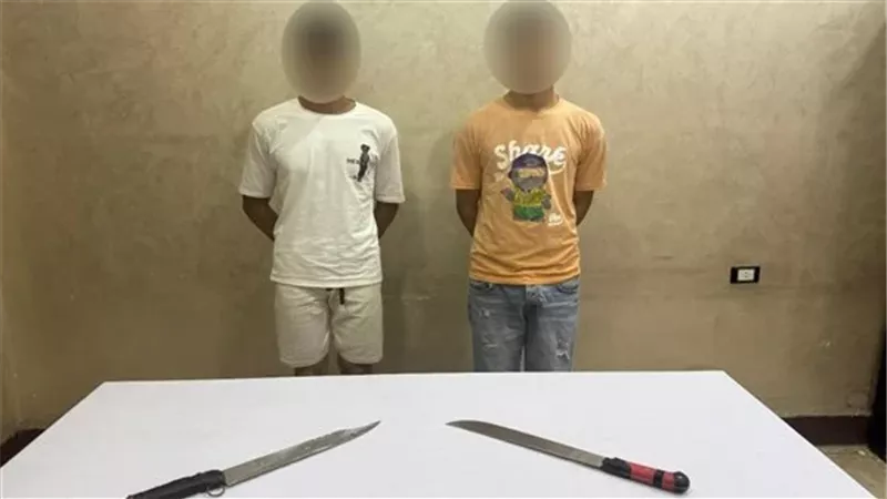 المتهمين والمضبوطات