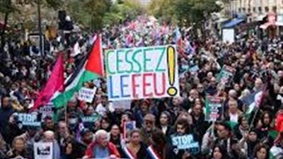 مظاهرات بروما تطالب بوقف فوري للحرب في غزة