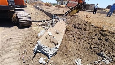 محافظ كفر الشيخ يتابع تنفيذ الموجة 26 لإزالة التعديات بمركز بيلا