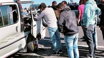 إصابة 48 في تصادم أعلى محور الضبعة.. ووفاة سيدة في حادث آخر بـ6 أكتوبر