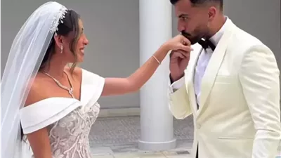  وسط مشاركة نجوم الفن.. منة عدلي القيعي ويوسف حشيش يعقدان قرانهما