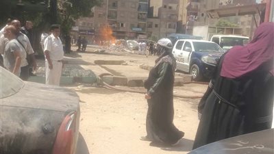  حريق مفاجئ في خط غاز بالبساتين.. والحماية المدنية تتدخل قبل الكارثة