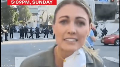 إصابة مراسلة أسترالية خلال تغطية احتجاجات في لوس أنجلوس