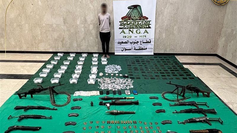 المتهم والمضبوطات