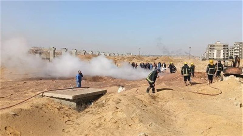 انفجار خط غاز اكتوبر