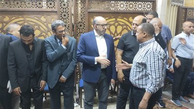 نجوم الرياضة يقدمون واجب العزاء في وفاة والد محمد طارق عضو مجلس إدارة نادي الزمالك  (صور)