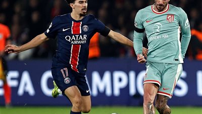 بثنائية.. باريس سان جيرمان يضرب شباك أتليتكو مدريد في الشوط الأول 