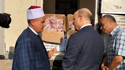 أوقاف كفر الشيخ تسلم الدفعة الأولى من لحوم صكوك الأضاحي 2025