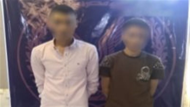 المتهمين والمضبوطات