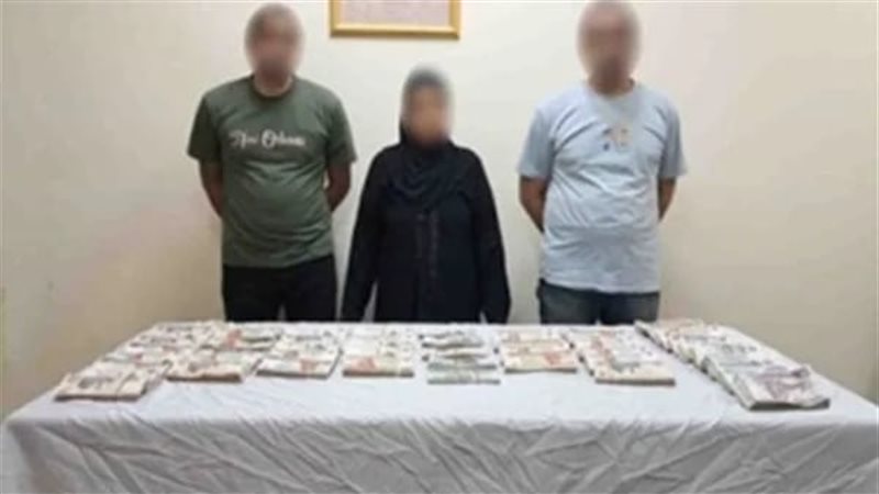 المتهمين والمضبوطات