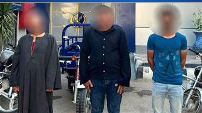 المتهمين والمضبوطات