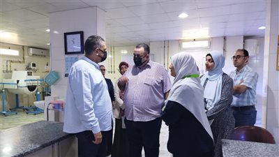وكيل صحة كفر الشيخ يوجه بسرعة إنهاء تطوير أقسام مستشفى فوه المركزي